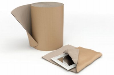 Rollos de cartón corrugado