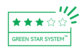 Un producto que posee 3 estrellas "Green Star System for Visual Com" significa que está hecho con materias primas de origen fósil y es altamente reciclable. Otra posibilidad es que el producto esté hecho con materiales de origen renovable o de base biológica y que tiene una baja reciclabilidad. La última posibilidad es que se trate de un producto hecho con materiales de origen reciclado y no es reciclable.
